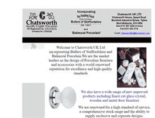 Tablet Screenshot of chatsworthukltd.co.uk
